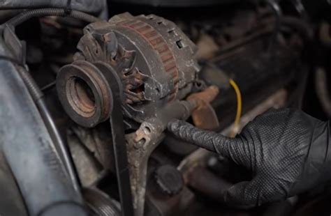 what is black metal bracket on alternator|alternator bolt broken.